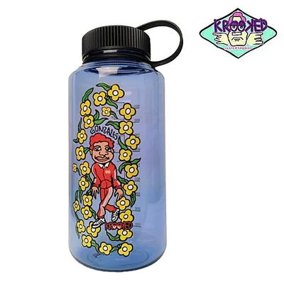 KROOKED ウォーターボトル KROOKED GONZ SWEATPANTS WATER BOTTLE (BLUE) ウォーター ボトル クルキッド