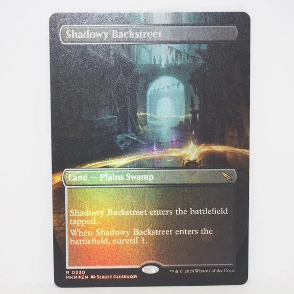 MAGIC The Gathering MTG Shadowy Backstreet R 0330 MKM★EN ボーダーレス Foil トレカ ∴WU5591