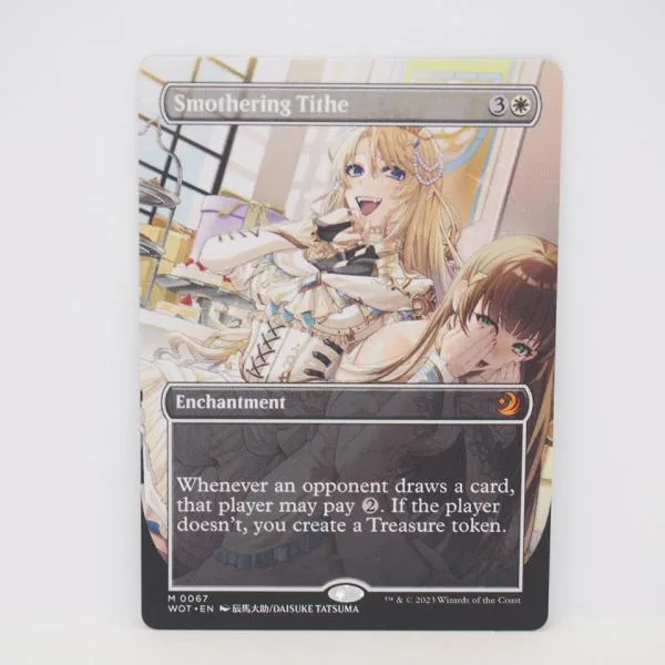 MAGIC The Gathering MTG Smothering Tithe M 0067 WOT・EN ボーダーレス トレーディングカード ∴WU5756