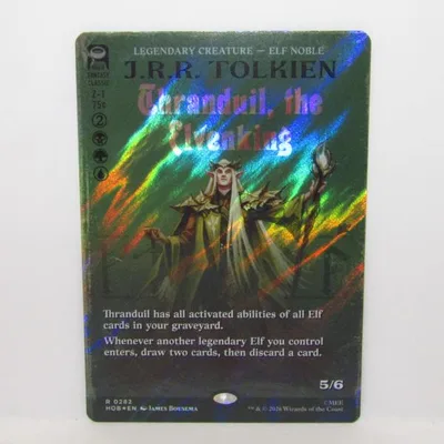 MAGIC The Gathering MTG Thranduil, the Elvenking R 0282 HOB★EN ボーダーレス サージ・Foil トレーディングカード ∴WU5875