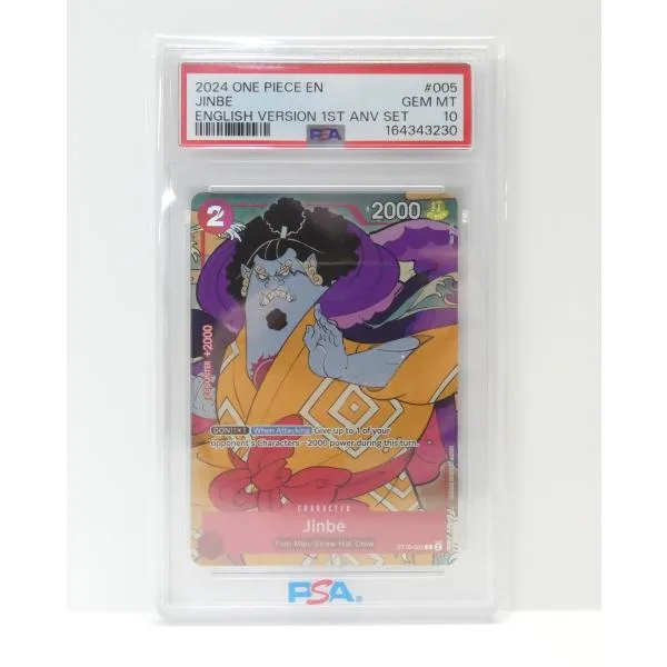 PSA10 ワンピースカードゲーム ONE PIECE Jinbe ST10-005 C 2 トレカ △WU5669