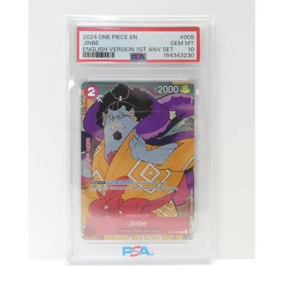 PSA10 ワンピースカードゲーム ONE PIECE Jinbe ST10-005 C 2 トレカ △WU5669