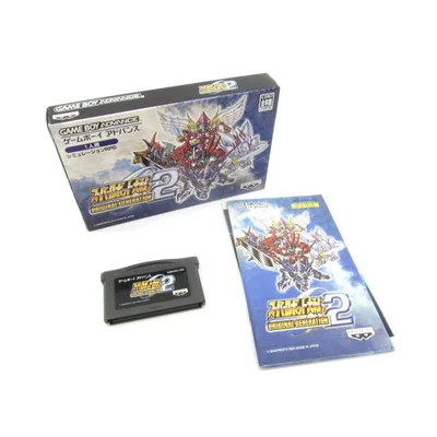 GEME BOY GBA ゲームボーイアドバンス ソフト スーパーロボット大戦ORIGINAL GENERATION2』 □UR1117