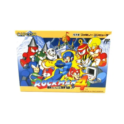 ファミコン ソフト ロックマン4 新たなる野望!! ファミリーコンピュータ ∠UR1416