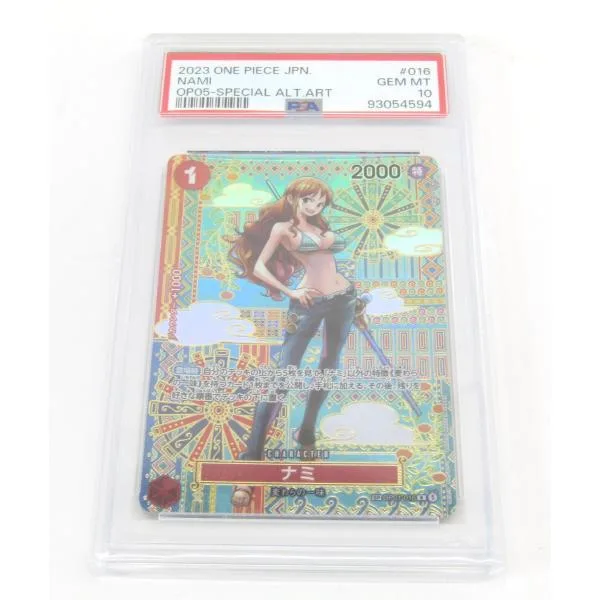 PSA10 ONE PIECE ワンピースカードゲーム ナミ SP OP01-016 R #UX3705