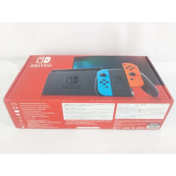Nintendo Switch ニンテンドースイッチ 本体 Joy-Con(L)ネオンブルー/(R)ネオンレッド 動作確認済み 画面ヤケあり