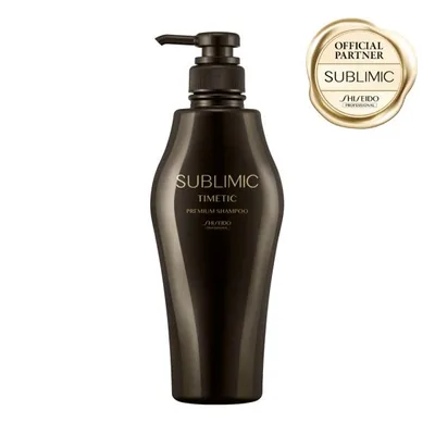 サブリミック タイムティック プレミアムシャンプー 500mL ショッピングバック付き 正規販売店 資生堂 黒
