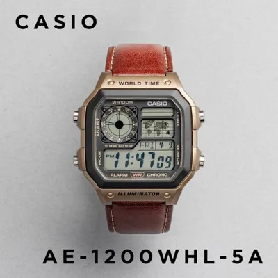 CASIO STANDARD MENS カシオ AE-1200WHL-5A 腕時計 時計 ブランド メンズ レディース チープカシオ チプカシ デジタル 防水 日本未発売 ギフト プレゼント