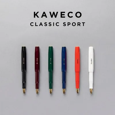 KAWECO CLASSIC SPORT FOUNTAIN PEN カヴェコ クラシックスポーツ 万年筆 極細 細 EF F 筆記用具 文房具 ブランド おしゃれ 男性 女性 ギフト プレゼント