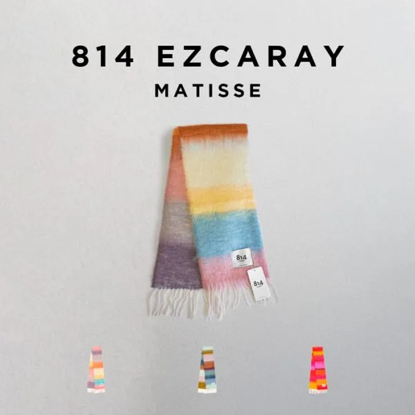 814 EZCARAY FOULARD MATISSE マフラー マティス スカーフ ブランド スペイン 雑貨 メンズ レディース おしゃれ かわいい 高級 ウール ギフト プレゼント