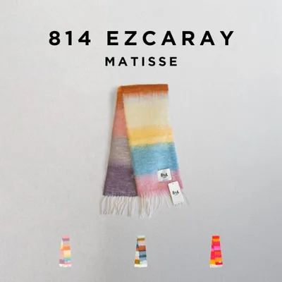 814 EZCARAY FOULARD MATISSE マフラー マティス スカーフ ブランド スペイン 雑貨 メンズ レディース おしゃれ かわいい 高級 ウール ギフト プレゼント
