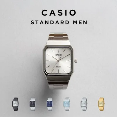 CASIO STANDARD MEN カシオ MTP-B185D 腕時計 時計 ブランド メンズ レディース 男子 チープカシオ チプカシ アナログ 防水 角型 日本未発売 ギフト プレゼント