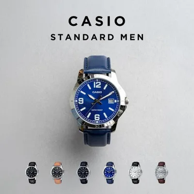 CASIO STANDARD MEN カシオ MTP-V004L 腕時計 時計 ブランド メンズ レディース チープカシオ チプカシ アナログ レザー 日本未発売 ギフト プレゼント
