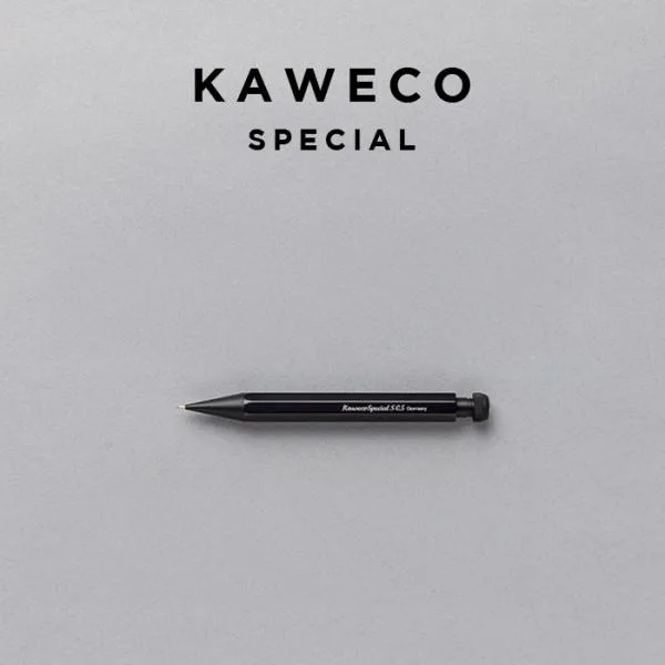 KAWECO SPECIAL "S" MECHANICAL PENCIL 0.5MM BLACK カヴェコ スペシャル ミニ シャープペンシル 筆記用具 文房具 ブランド シャーペン 携帯 コンパクト 男性