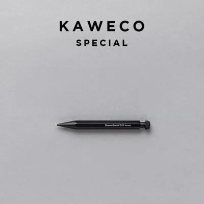 KAWECO SPECIAL "S" MECHANICAL PENCIL 0.5MM BLACK カヴェコ スペシャル ミニ シャープペンシル 筆記用具 文房具 ブランド シャーペン 携帯 コンパクト 男性