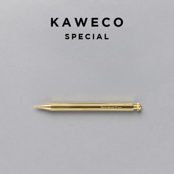 KAWECO SPECIAL MECHANICAL PENCIL 0.5MM BRASS カヴェコ スペシャル シャープペンシル ブラス 筆記用具 文房具 ブランド シャーペン 男性 女性 ギフト