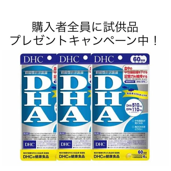 DHC DHA 60日分 240粒 3袋セット サプリメント 機能性表示食品 ディーエイチシー 新品 賞味期限2028年6月以降
