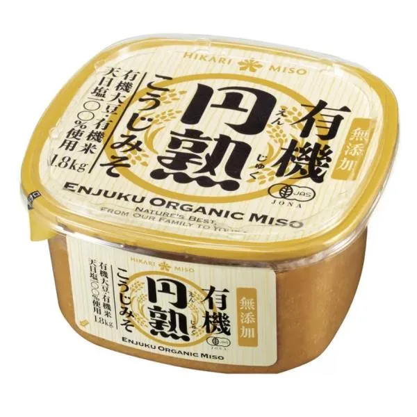 ひかり味噌 有機円熟こうじみそ 1.8kg 52290 コストコ 生タイプ ヒカリ 産地 味噌汁 うま味調味料無添加 国産