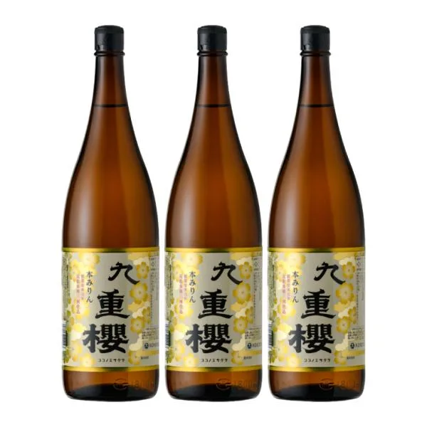 味醂 料理 本みりん 九重櫻 1800ml 3本 瓶 九重味淋 送料無料