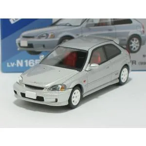 ホンダ シビック タイプR(銀)99年式 LV-N165d【トミーテック社1/64ミニカー】【トミカの時】