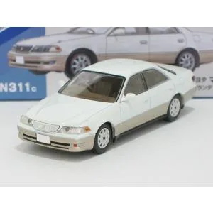 トヨタ マークII 2.5グランデ 98年式(白/金)LV-N311c【トミーテック社1/64ミニカー】【トミカの時】