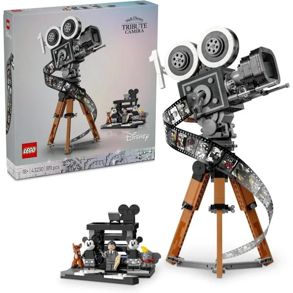 レゴ LEGO ウォルトディズニー 43230 トリビュート 映画カメラ 811ピース ブロック 大人 インテリア オシャレ 模型