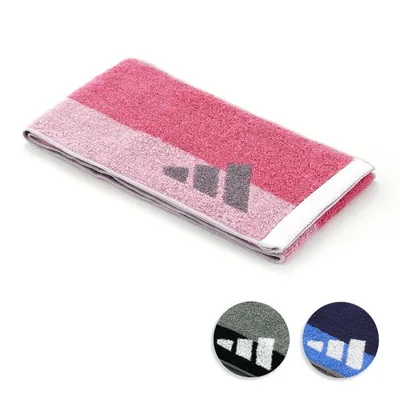 adidas アディダス スポーツ タオルマフラー ダブルレイヤー 名入れ 刺繍 ギフト 贈り物 タオル美術館 プレゼント