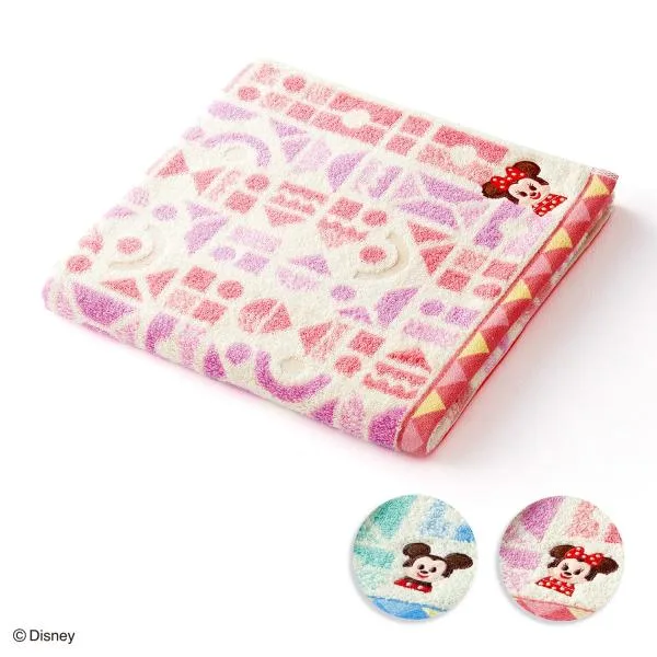 Disney ディズニー バスタオル KIDEA キディア TUMEKOMU 名入れ 刺繍 ギフト 贈り物 タオル美術館 プレゼント
