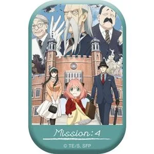 SPY×FAMILY スクエア缶バッジ/MISSION:4「名門校面接試験」メインビジュアル Accessories