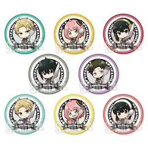 SPY×FAMILY ごちきゃら トレーディング缶バッジ (全8種ランダム) Accessories