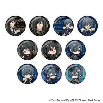 アニメ「黒執事 -緑の魔女編-」 × TOWER RECORDS トレーディング缶バッジ(全10種) Accessories