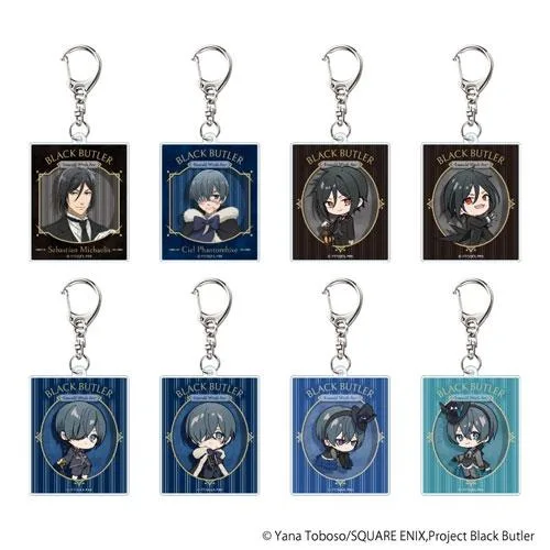 アニメ「黒執事 -緑の魔女編-」 × TOWER RECORDS トレーディングアクリルキーホルダー(全8種) Accessories