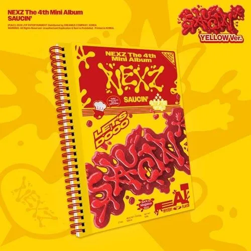 NEXZ SAUCIN': 4th Mini Album (YELLOW ver.)<オンライン限定/限定特典対象> CD ※特典あり