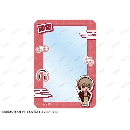 ทีวีอนิเมะ "Gintama" Sougo Okita หูฟังเวอร์ชั่นญี่ปุ่น ฮาร์ดการ์ดตัวละคร Chibi B8 อุปกรณ์เสริม