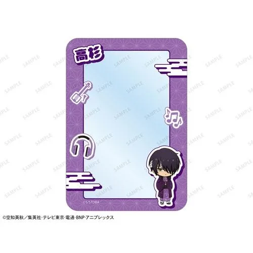ทีวีอนิเมะ "Gintama" Shinsuke Takasugi หูฟังสไตล์ญี่ปุ่น ver. ฮาร์ดการ์ดตัวละคร Chibi B8 อุปกรณ์เสริม