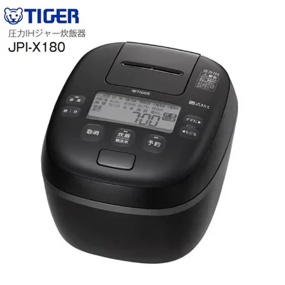 JPI-X180(KX) 炊飯器 1升 タイガー ご泡火炊き 圧力IH 炊飯ジャー 炊きたて TIGER フォグブラック JPI-X180-KX