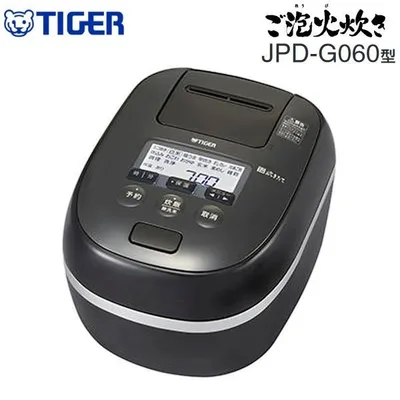 タイガー 炊飯器 圧力IH 3.5合 JPD-G060KP 炊きたて 炊飯ジャー ご泡火炊き TIGER ピュアブラック 3合 JPD-G060-KP