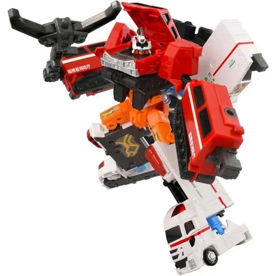 Tomica Job Labor TJBDX Hyper Rescue Labor Red Salamander + Super Ambulance DX Set