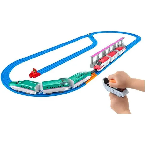プラレール キミが運転!連結!グリップマスコン E5系新幹線&E6系新幹線セット | 電車 車両 レール 部品 パーツ セット おもちゃ 男の子 3歳