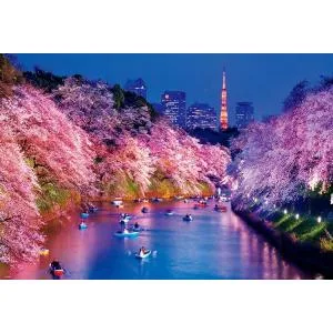 ジグソーパズル 千鳥ヶ淵の夜桜 1000ピース BEV-51-275