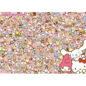 ジグソーパズル 大好きなサンリオキャラクターズをさがそう!(サンリオ) 600ピース BEV-66-221