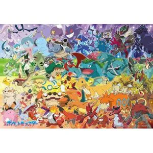 ジグソーパズル ポケモン大集合! カラフルグラデーション (ポケットモンスター) 100ピース BEV-100-044