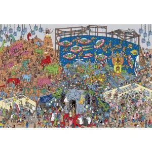 ジグソーパズル Where's Wally? 恐竜、エイリアン、おばけ(ウォーリーをさがせ) 1000ピース BEV-1000-167