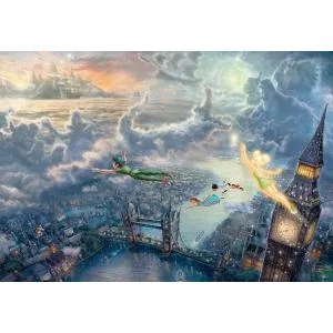 ジグソーパズル Tinker Bell and Peter Pan Fly to Never Land(ピーターパン) 1000ピース TEN-D1000-031