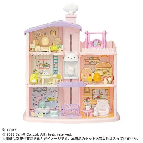 くっつきすみっコ まわそうしろくまエレベーター 3階だてのすみっコハウス すみっコぐらしおもちゃ 女の子 プレゼント 誕生日 プレゼント タカラトミー 送料無料