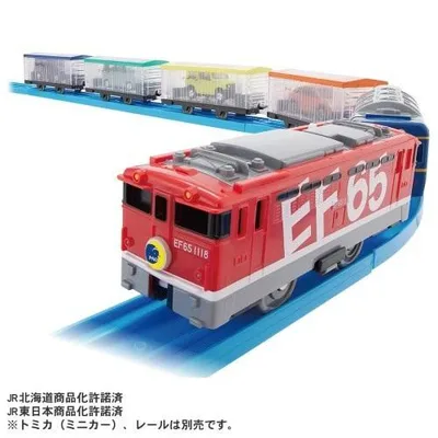プラレール いっぱいつなごう トミカをはこぶぞ!EF65 カートレイン 電車のおもちゃ 3歳 4歳 5歳 男の子プレゼント 誕生日プレゼント タカラトミー 送料無料