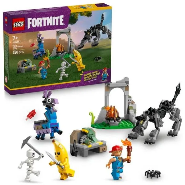 レゴ LEGO フォートナイト ピーリーとスパークプラグのキャンプ場 77075 おもちゃ 玩具 誕生日 プレゼント ブロック 7歳 8歳 9歳