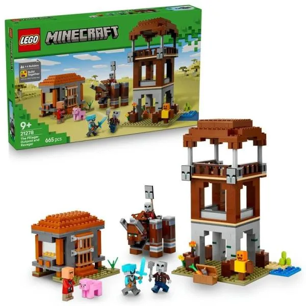 レゴ LEGO マインクラフト ピリジャー部隊とラヴェジャー 21278 マイクラ おもちゃ 玩具 プレゼント ブロック 9歳 10歳 11歳