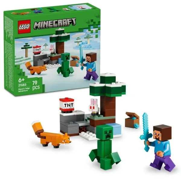 【オンライン限定価格】レゴ LEGO マインクラフト スティーブのタイガの冒険 21583 マイクラ おもちゃ 玩具 プレゼント ブロック 6歳 7歳