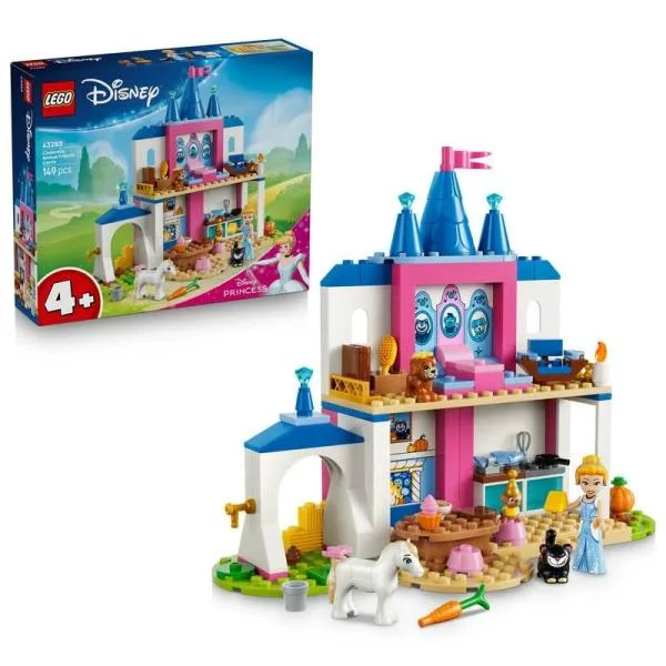 【2026年6月1日発売】レゴ LEGO ディズニープリンセス シンデレラ城とどうぶつのお友だち おもちゃ 玩具 誕生日 プレゼント ブロック 知育